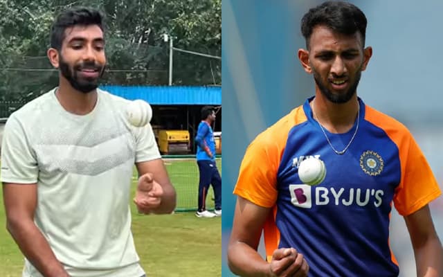 Jasprit Bumrah and Prasid Krishna