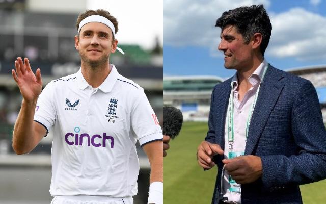 Stuart Broad and Alastair Cook