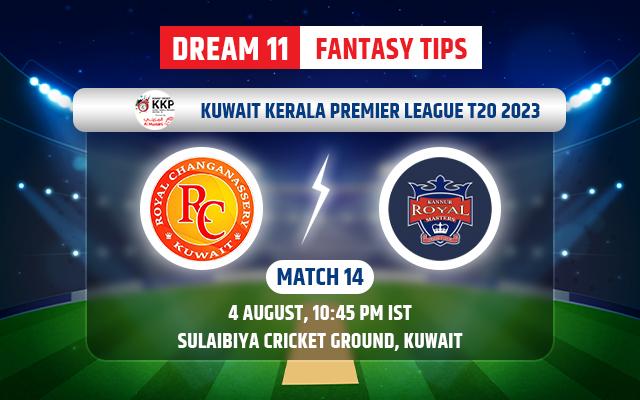 Royal Changanassery vs KRM Panthers Dream11 Team Today