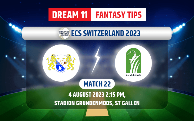 Zurich Nomads vs Zurich Crickets Dream11 Team Today