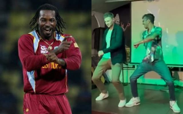 Chris Gayle. Yuzvendra Chahal and Joe Root