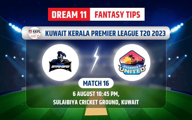 Thrissur Strikers vs Alleppey United Dream11 Team Today