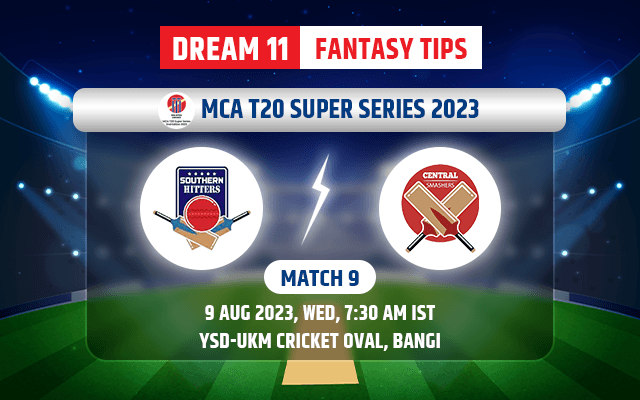 Southern Hitters vs Central Smashers Dream11 Team Today