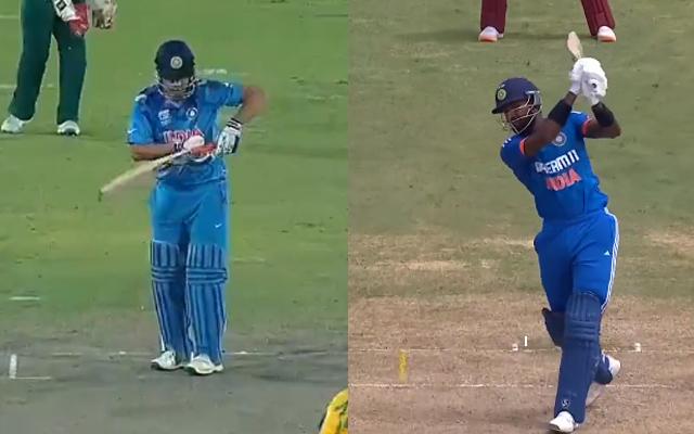 MS Dhoni and Hardik Pandya