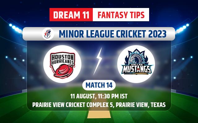 Houston Hurricanes vs Dallas Mustangs Dream11 Team Today