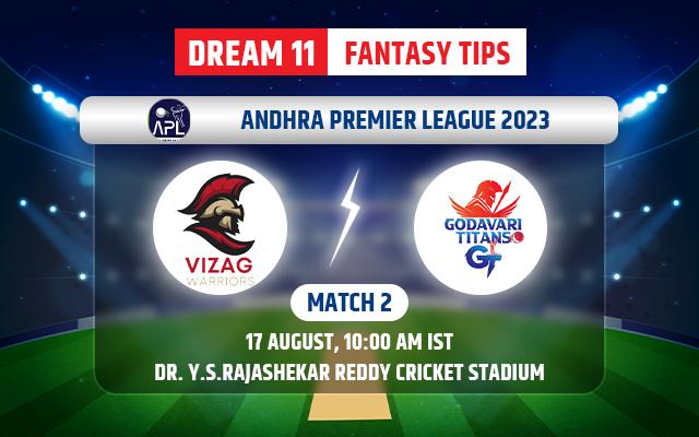 Vizag Warriors vs Godavari Titans Dream11 Team Today