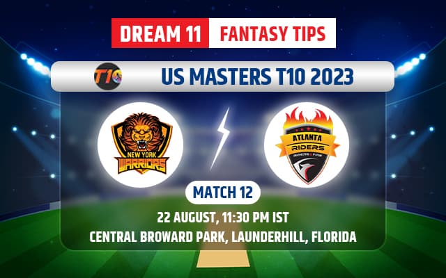 New York Warriors vs Atlanta Riders Dream11 Team Today