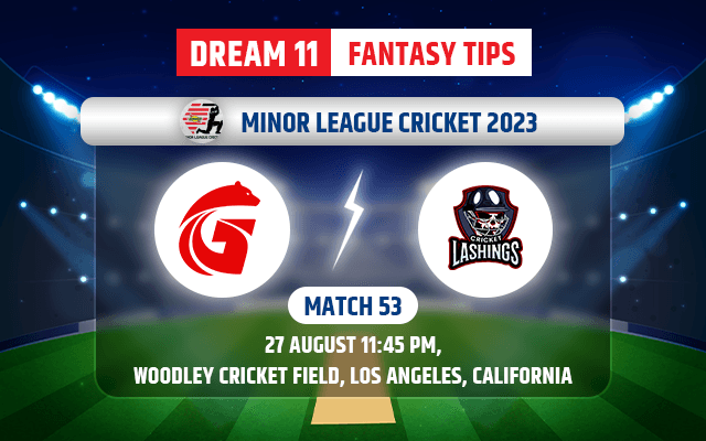 Golden State Grizzlies vs Socal Lashings Dream11 Team Today