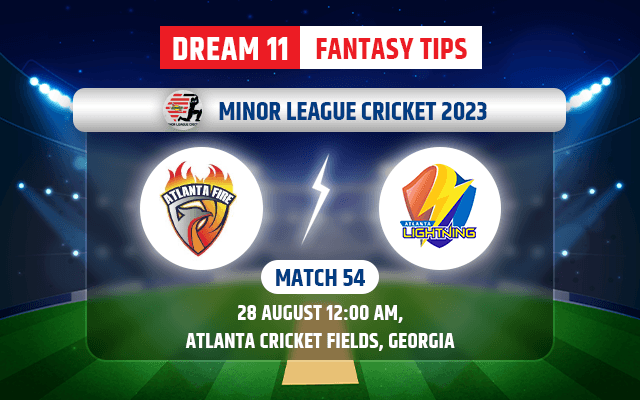 Atlanta Fire vs Atlanta Lightning Dream11 Team Today