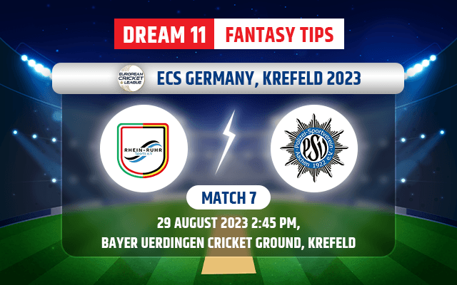 Rhein-Ruhr Sports vs PSV Aachen Dream11 Team Today