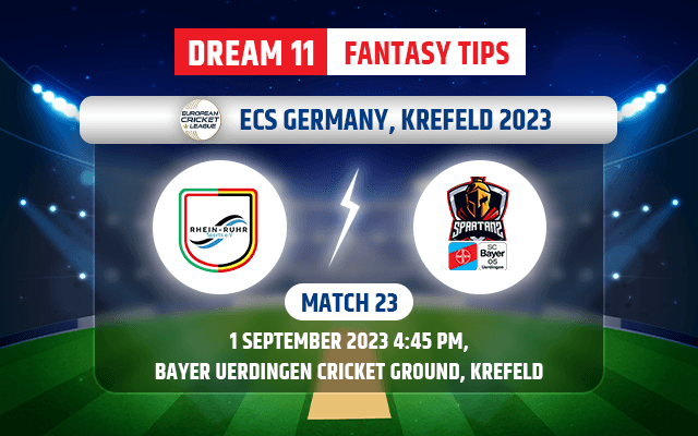 Rhein-Ruhr Sports vs Bayer Spartans Dream11 Team Today