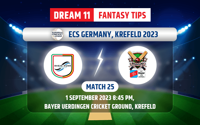 Rhein-Ruhr Sports vs Bayer Uerdingen Boosters Dream11 Team Today