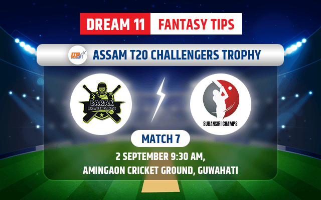 Barak Bravehearts vs Subansiri Champs Dream11 Team Today