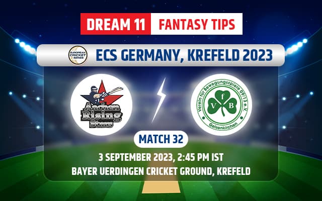 Aachen Rising Stars vs VfB Gelsenkirchen Dream11 Team Today