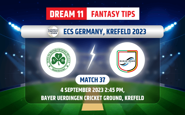 VFB Gelsenkirchen vs Rhein-Ruhr Sports Dream11