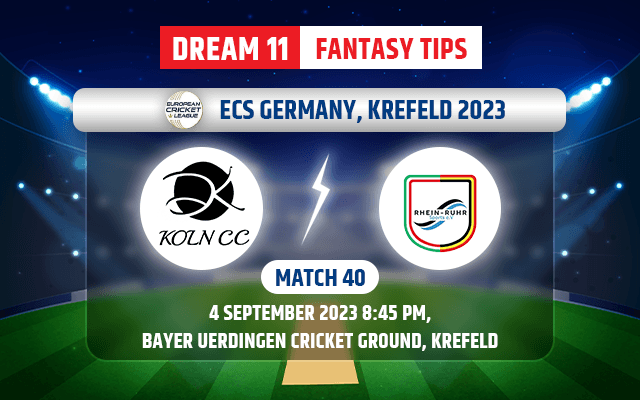 KCH vs RRS Dream11 Prediction