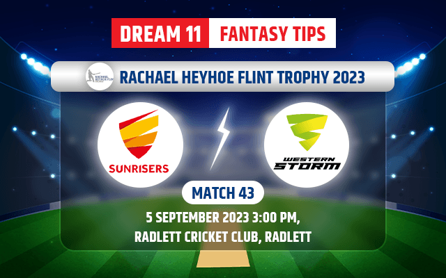 SUN vs WS Dream11 Prediction,