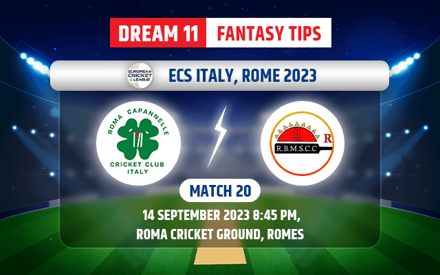 Roma Capannelle Cricket Club vs Rome Bangla Morning Sun Dream11 Team Today