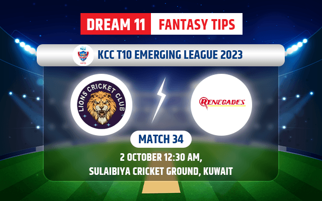 Gujarat Lions vs Renegades CC Dream11 Team Today