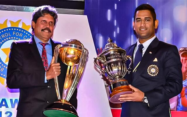 MS Dhoni and Kapil Dev