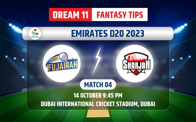 Fujairah vs Sharjah Dream11 Team Today