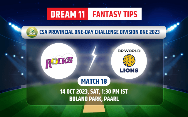 Rocks vs Lions Dream11 Team Today