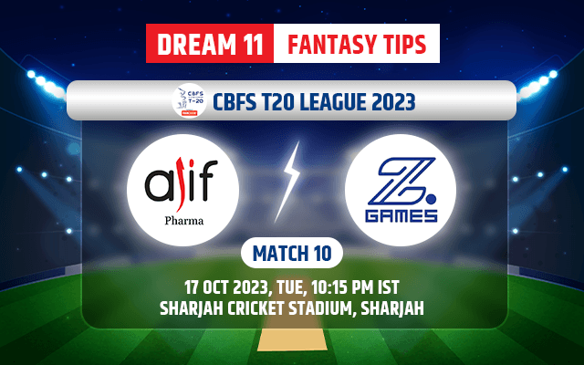 Alif Pharma vs Z Games Strikers Dream11 Team Today