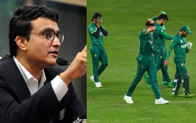 Pakistan Team and Sourav Ganguly