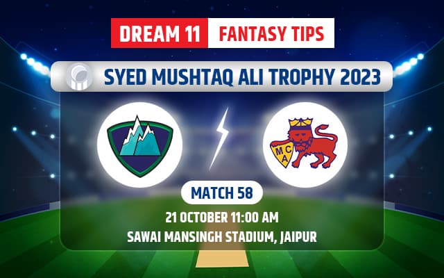 Jammu and Kashmir vs Mumbai Dream11 Team Today