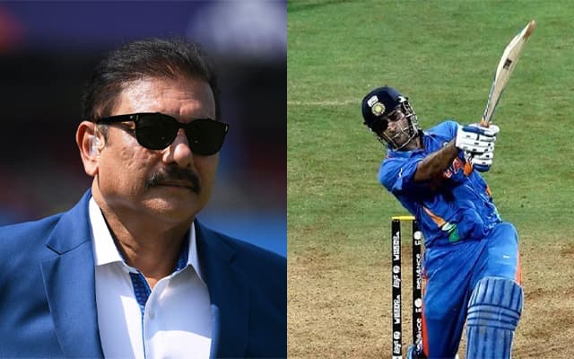 Ravi Shastri and MS Dhoni