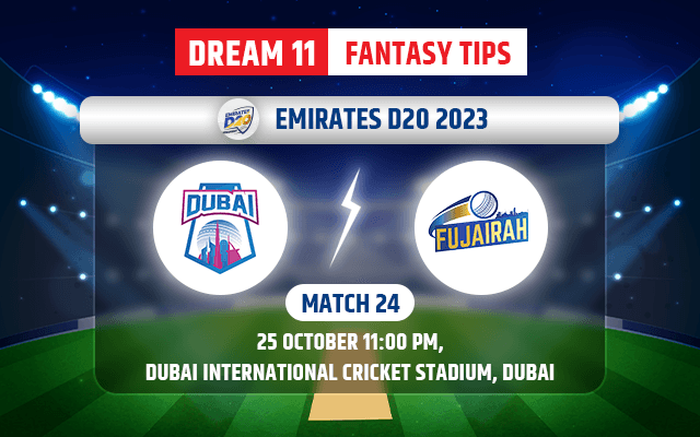 DUB vs FUJ Dream11 Prediction