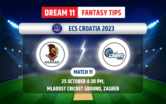 Zagreb Warriors vs Zagreb Chiefs Dream11 Team Today