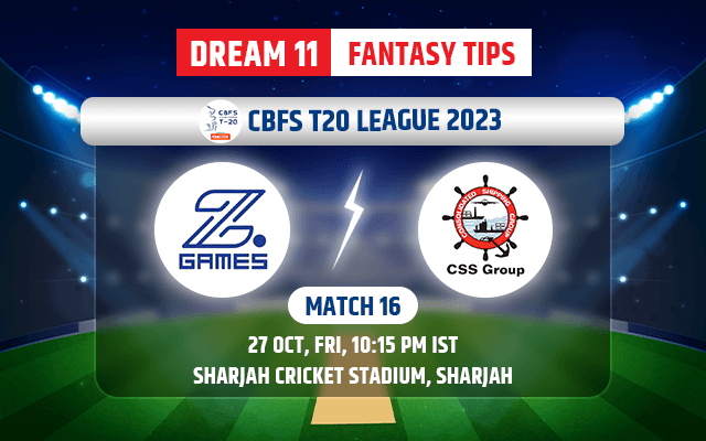 Z Games Strikers vs CSS Group Dream11 Team Today