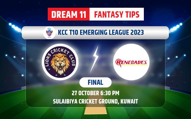 Gujarat Lions vs Renegades Dream11 Team Today