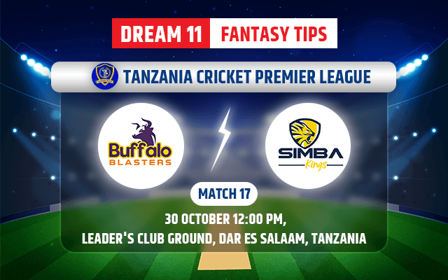 Buffalo Blaster vs Simba Kings Dream11 Team Today