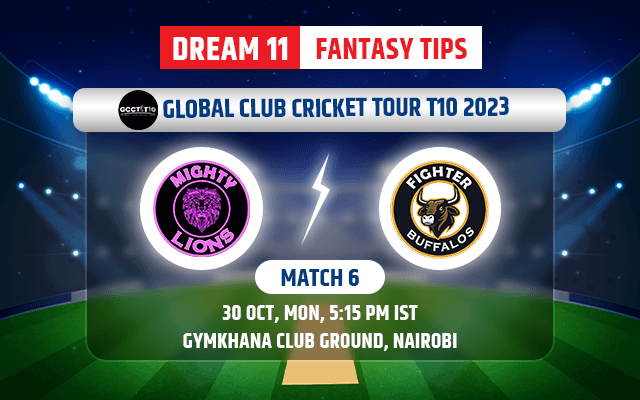 Mighty Lions vs Fighters Buffalos Dream11 Team Today