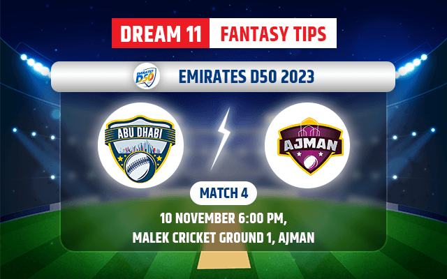 Abu Dhabi vs Ajman Dream11 Team Today