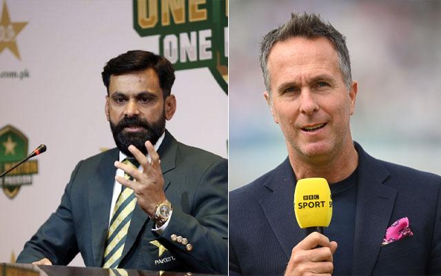 Mohammad Hafeez and Michael Vaughan