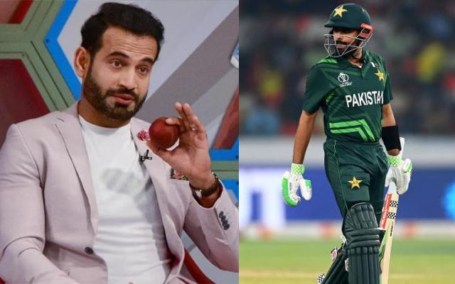 Irfan Pathan and Babar Azam