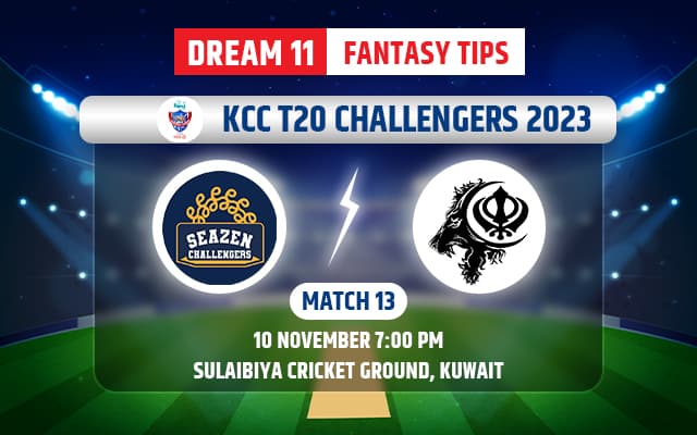 Seazen Challengers and SBS CC Dream11 Team Today