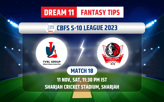 The Vision Shipping vs Stallions Sports Dream11 Team Today