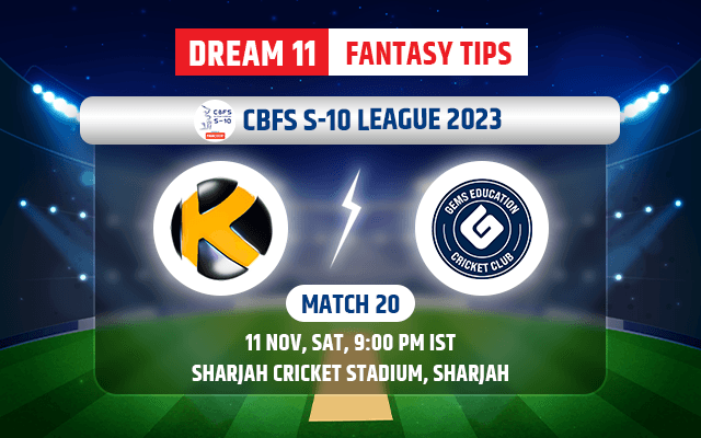 Karwan CC vs Gems Education CC Dream11 Team Today