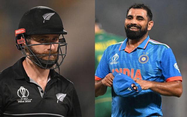 Kane Williamson and Mohammed Shami