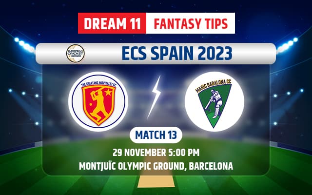 Spartans Hospitalet vs Magic CC Dream11 Team Today