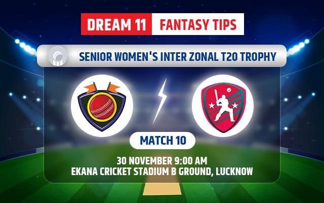 North Zone Women vs West Zone Women Dream11 Team Today