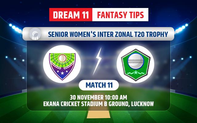 Central Zone Women vs East Zone Women Dream11 Team Today