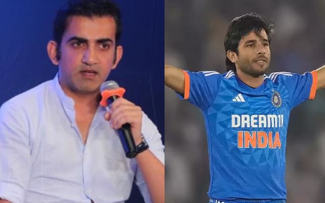 Gautam Gambhir and Ravi Bishnoi