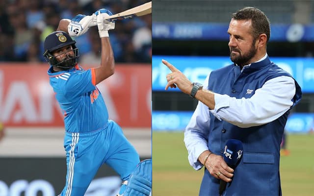 Rohit Sharma and Simon Doull.