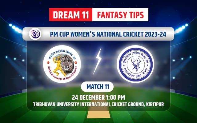 Karnali Province Women vs Sudur Paschim Province Women Dream11 Team Today