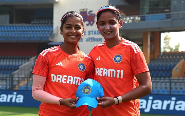 Shreyanka and Harmanpreet Kaur